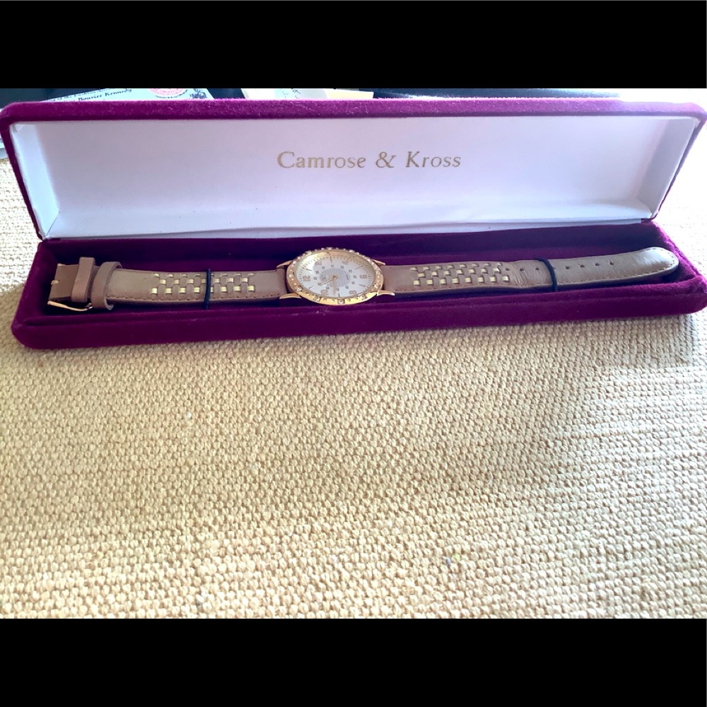 First Lady Jacqueline Bouvier Kennedy watch reproduction by Camrose & Kross.